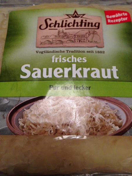 Frisches einfaches Sauerkraut 20x 250g